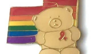rainbow-lgbt-gay-pride-bear-wearing-red-ribbon-pin-badge-gold-plated-231926283362