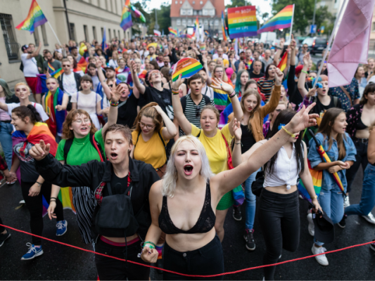 ЛГБТ-марш в Польше