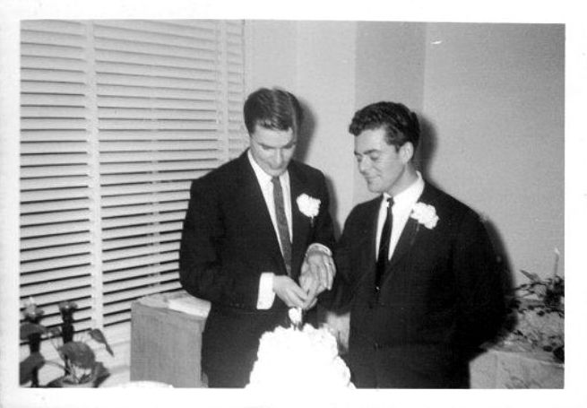 Свадебные фото гей-пары 50-х