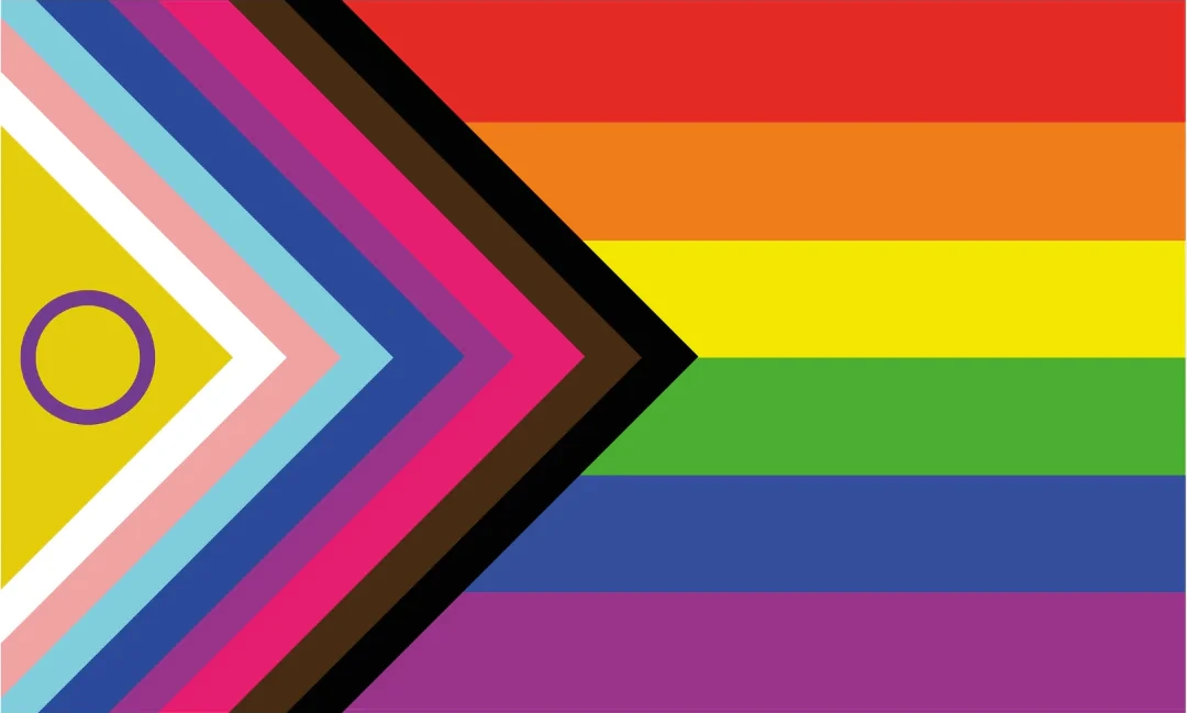 Bi+ Inclusive Progress Pride Flag
