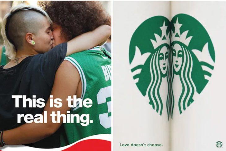 Однополые пары в рекламе известных брендов