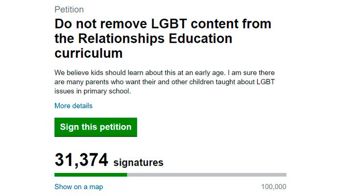 Из учебной программы Великобритании требуют удалить «ЛГБТ-контент»