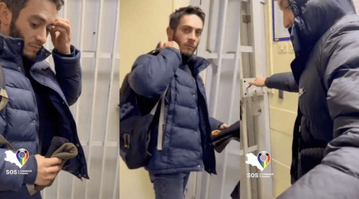 Спустя почти двое суток Идрис Арсамиков, ранее задержанный в аэропорту Домодедово, города Москвы, записал два видеообращения.
