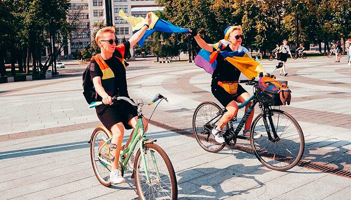 Харькова радужный велопробег