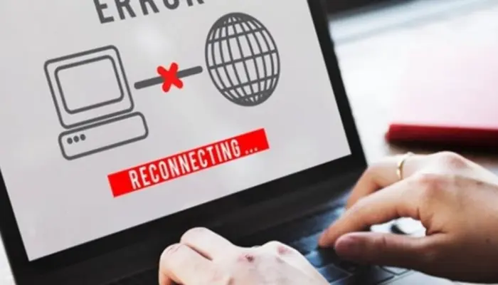 на экране ноутбука надпись, что подключение разъединено