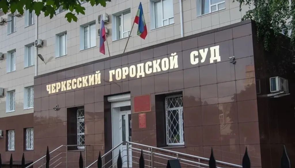 Вход в Черкесский городской суд