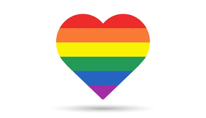 Радужное сердце