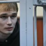 политзаключённый Азат Мифтахов во время суда