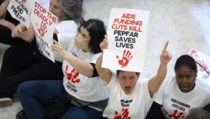 ВИЧ-активисты протестуют против заморозки PEPFAR