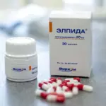 Элприда, российский препарат АРВТ, элсульфавирин, упаковка и таблетки