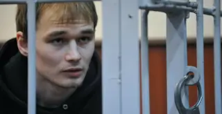 политзаключённый Азат Мифтахов во время суда