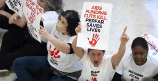 ВИЧ-активисты протестуют против заморозки PEPFAR